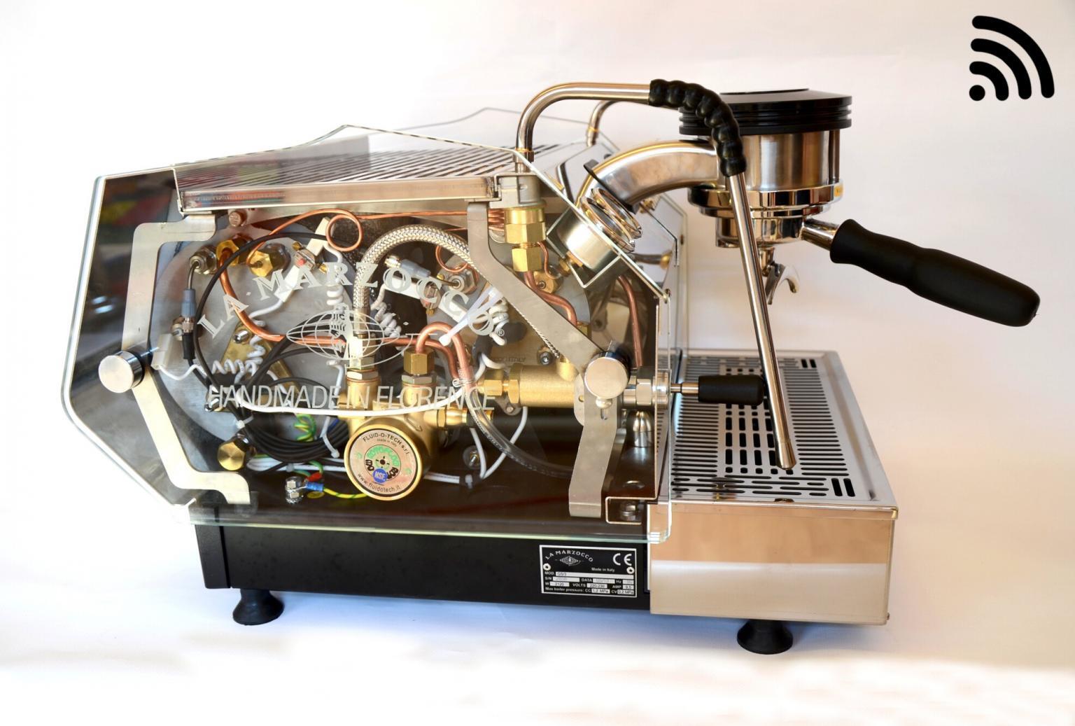 La Marzocco GS/3 AV Flat White Glass Gentlemen's Coffee Club Riviera